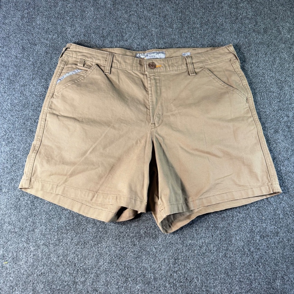 Ariat Rebar Perfect Rise Mens 33 Tan Khaki Canvas Utility Workwear Shorts